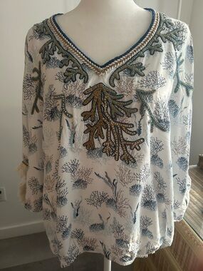 Skemo Beaded Beach Tunic